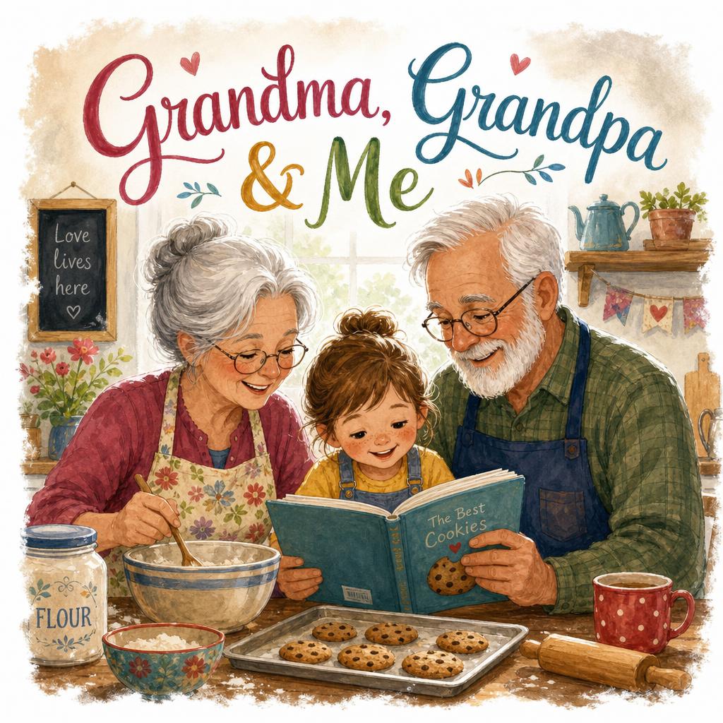 Grandma, Grandpa & Me — sample Storymade cover