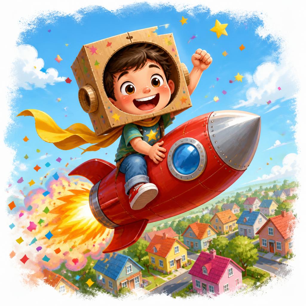 Sample illustration in the Bright & Playful Cartoon style