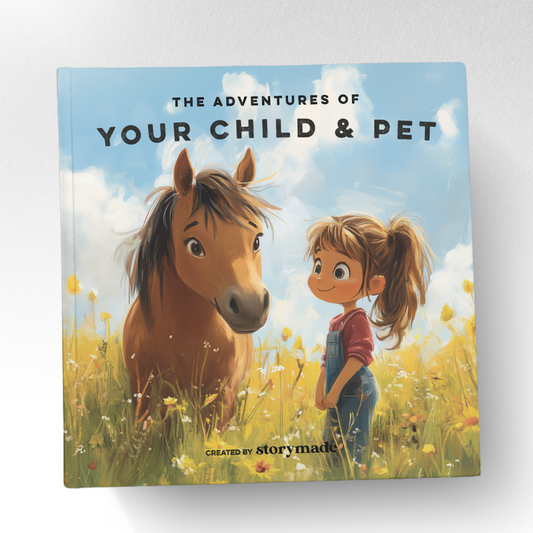 Personalized Adventure Storybook - Girl & Pet